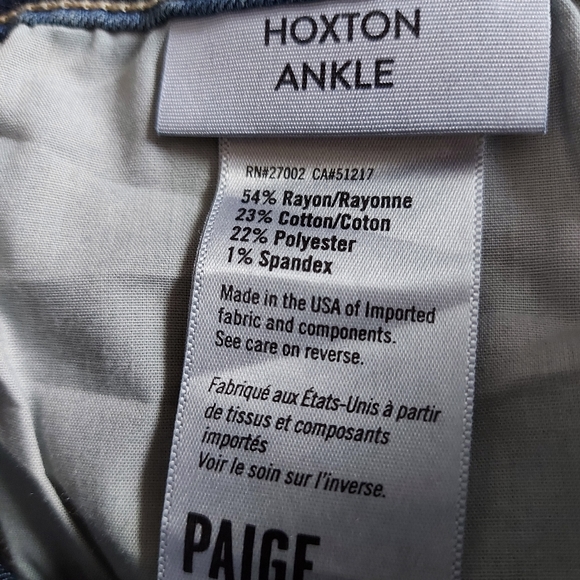 Paige Hoxton Ankle High Rise stretch jeans - Picture 10 of 10
